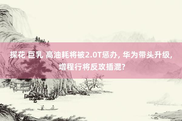 探花 巨乳 高油耗将被2.0T惩办， 华为带头升级， 增程行将反攻插混?